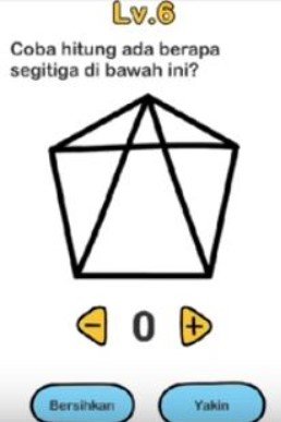 Coba Hitung Ada Berapa Segitiga Dibawah Ini Brain Out Coba Hitung Ada Berapa Segitiga Dibawah Ini Brain Out